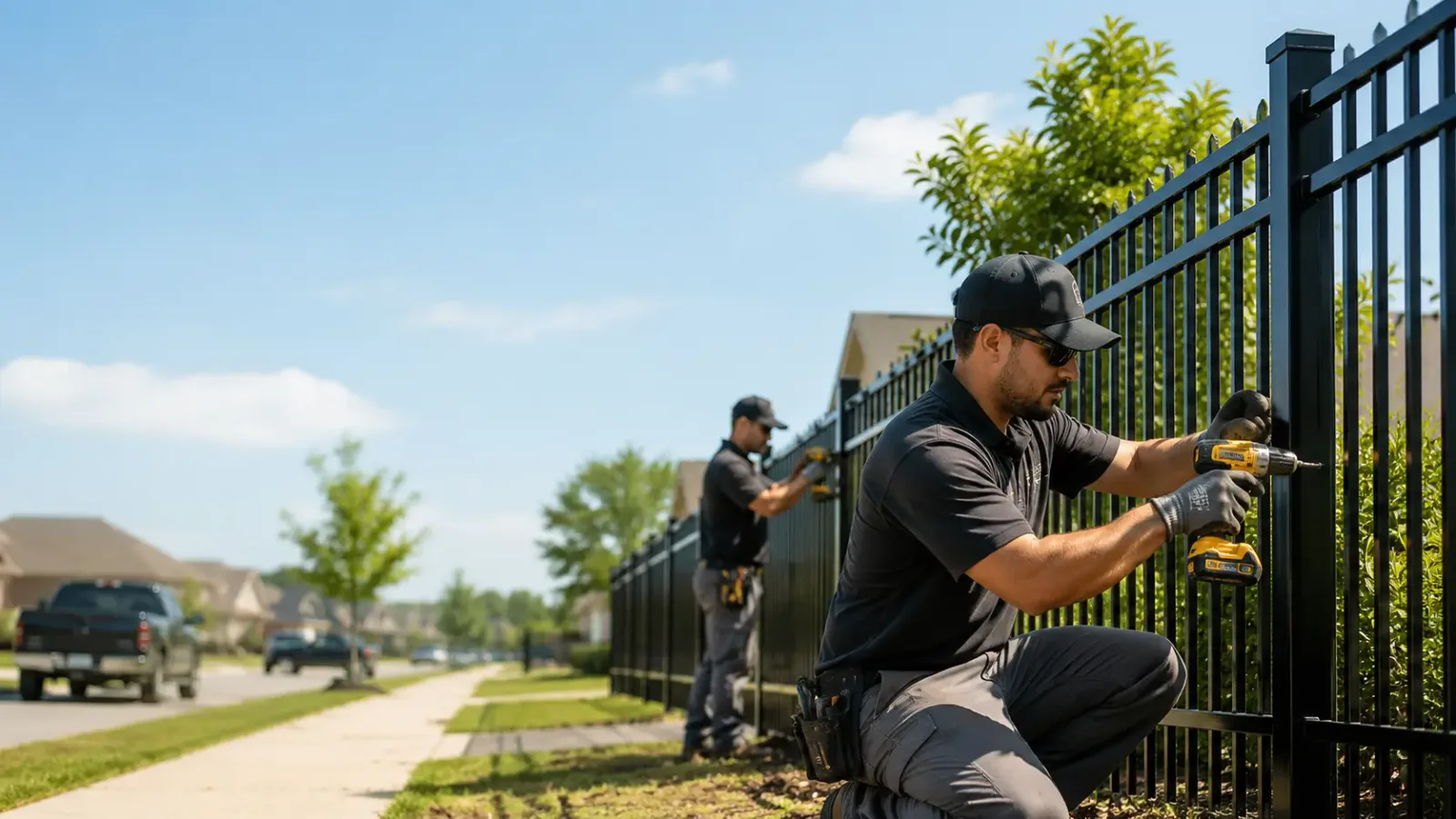 Metal Fence Installation in Clam Lake, WI